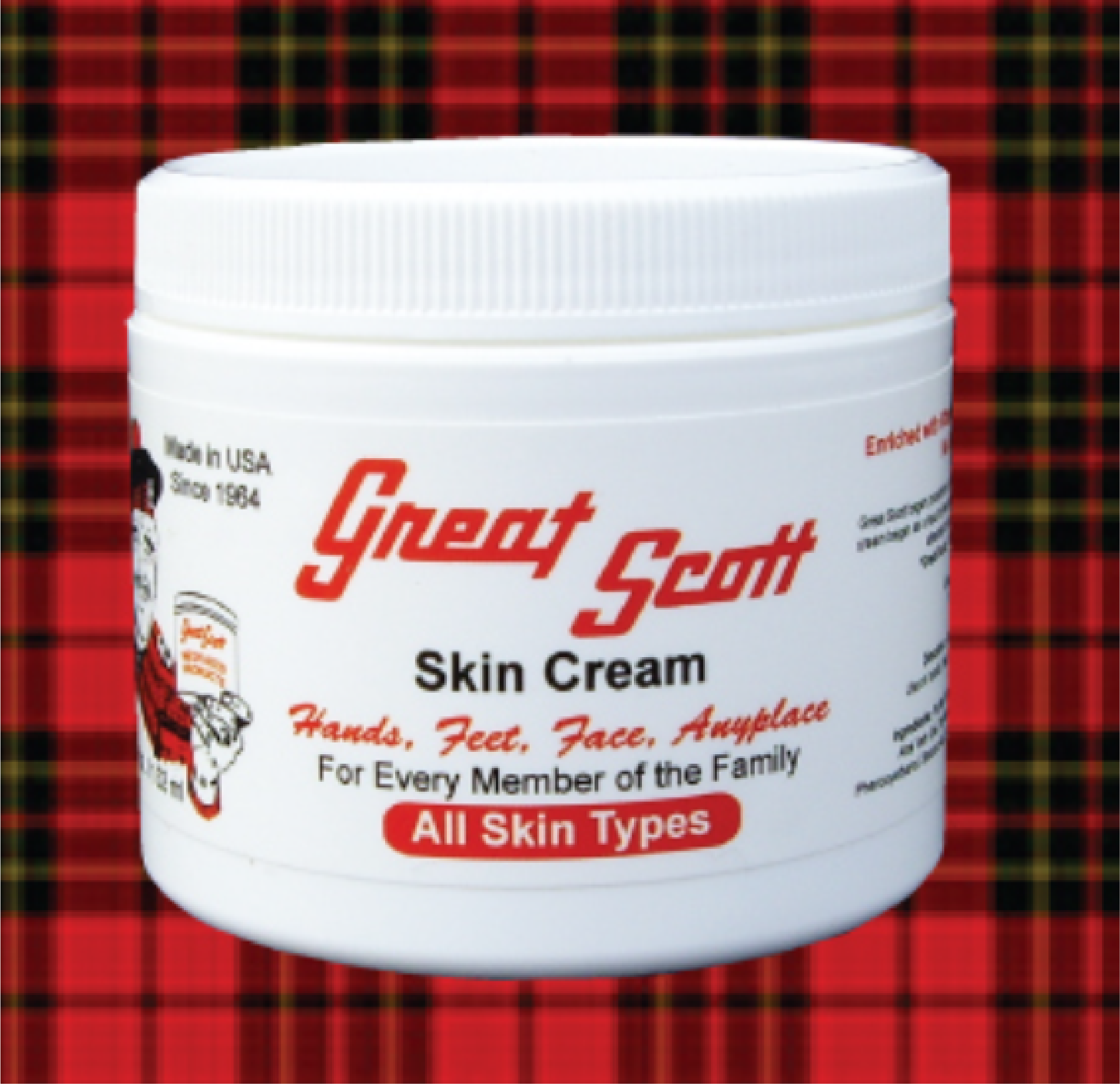 Great Scott Skin Cream 4.5 ounce jar -FREE SHIPPING